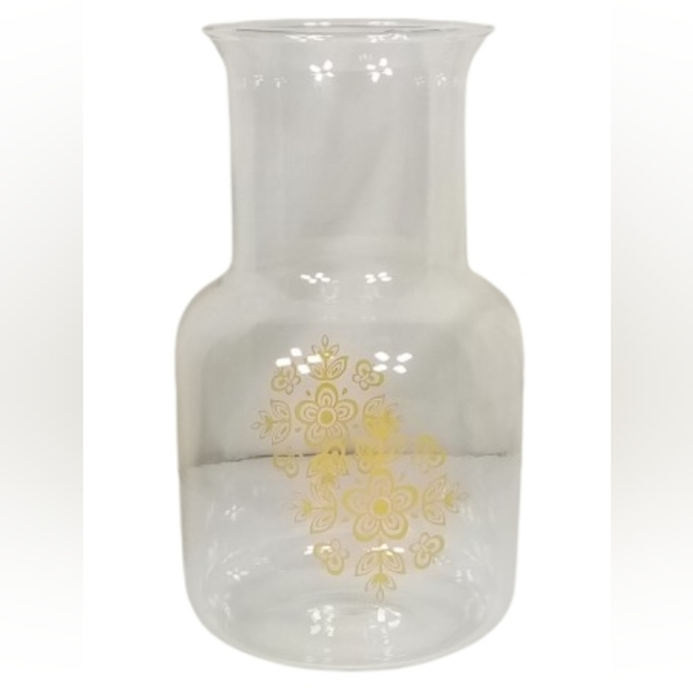 Pyrex Gold Butterfly Glass Carafe 3456-4 56 Oz